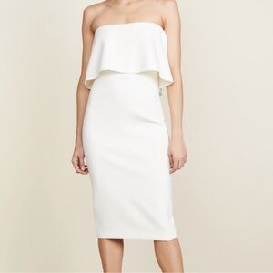 Nwt LIKELY Driggs Strapless Dress In White